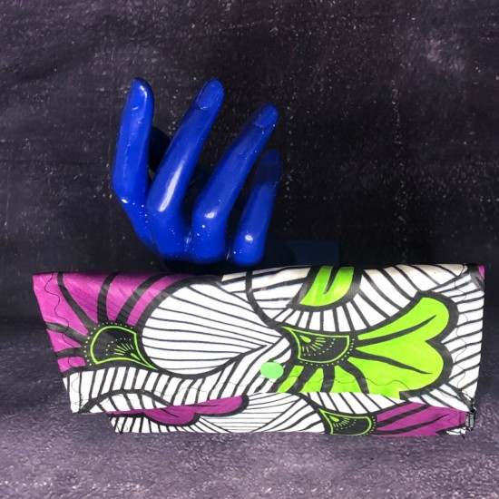 Clutch in Wax "Fleur de...