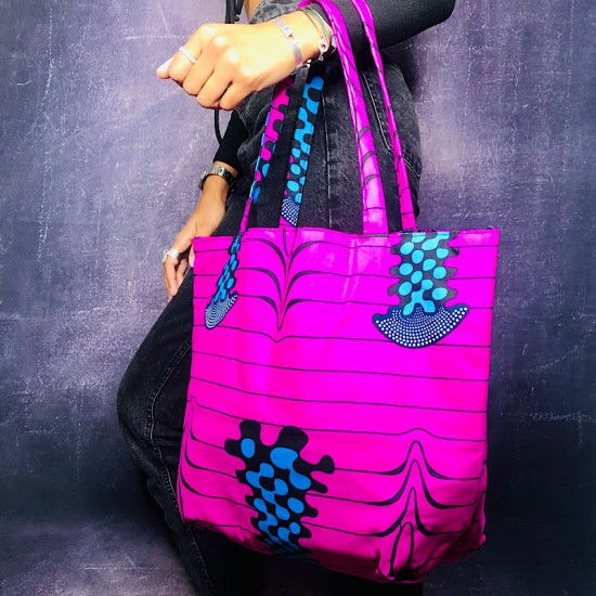 Tote bag Wax "Tulum" Pink